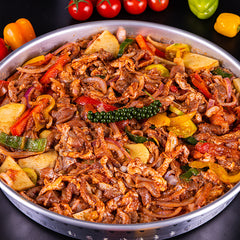صينية لحم خروف نعيمي محلي بالخضار